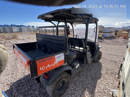 2022 Kubota RTV-X1140W-H Plastic Canopy, Windshield Acrylic Clear, LED Strobe Light, Wire Harness Kit, Back up Alarm