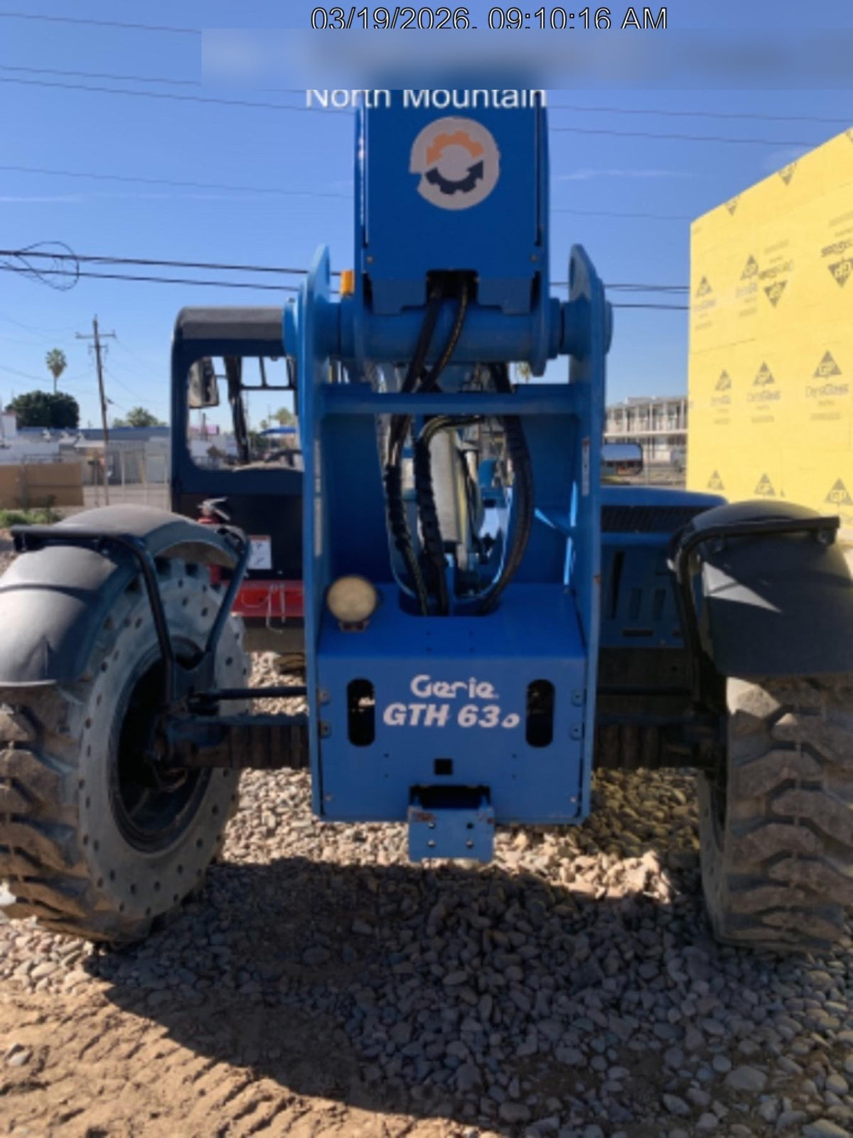2018 Genie GTH-636 Genie GTH-636 w/Open ROPS, Work Lights, Solid Tires, RH Cab Mesh, Beacon, 48" Carriage and Forks