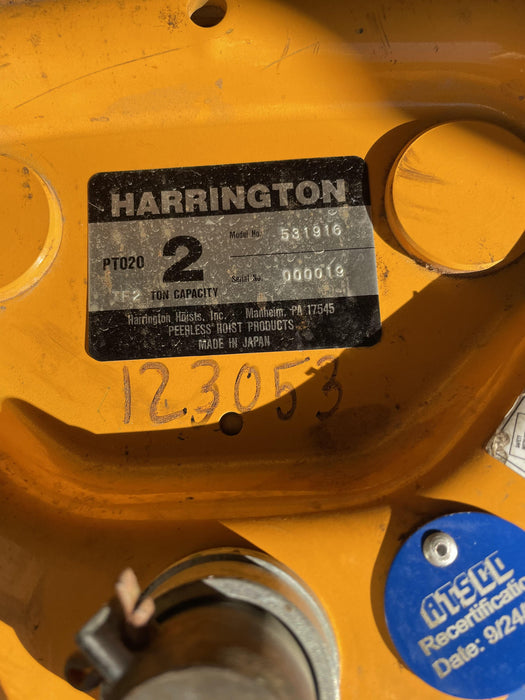 2020 HARRINGTON PT020