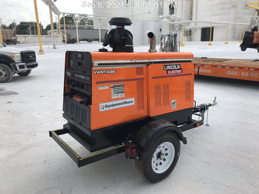 2021 Lincoln Electric Vantage 549X Ready Pak 3, ORANGE (includes trailer, cable rack, fender light kit)