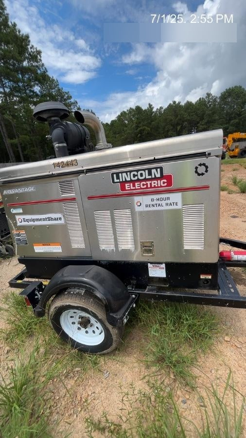2021 Lincoln Electric Air Vantage 566 Air Vantage 566X Ready Pak 3 (includes trailer, cable rack, fender light kit); no telematics