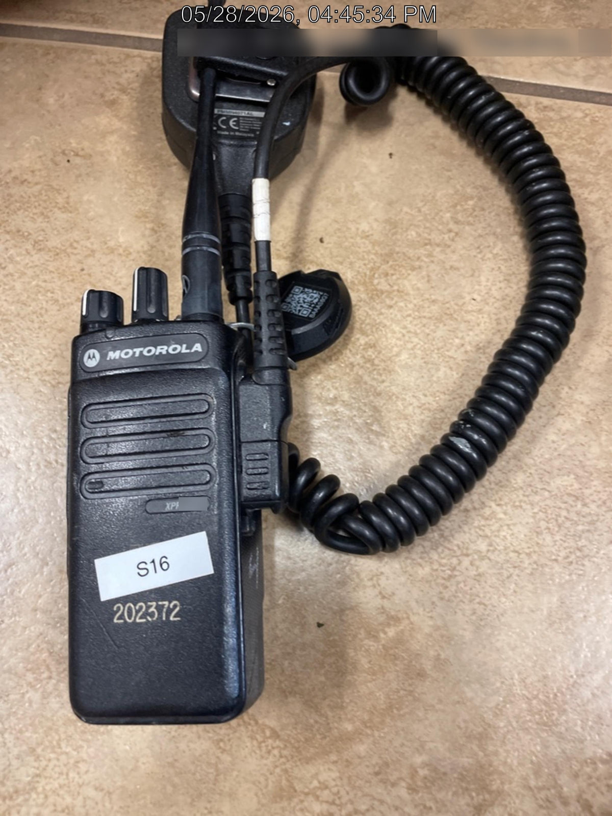 2022 MOTOROLA XPR3300E