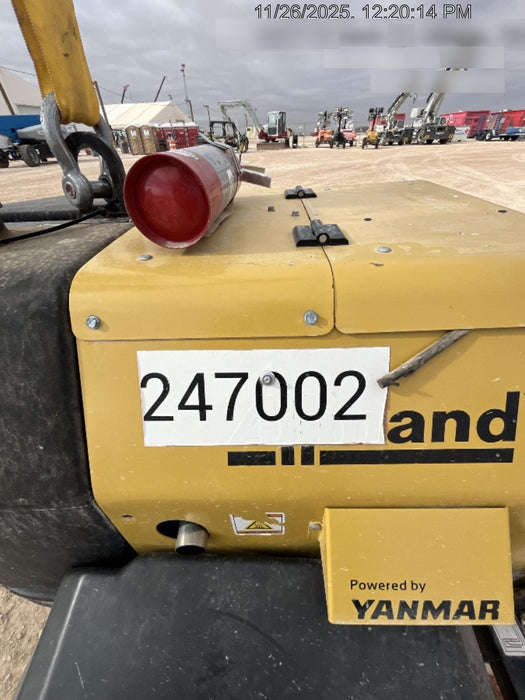 2022 Allmand NLV3GR (4) LED Light Fixture 350W, 23' Vertical Mast, 3kW Prime, Towable, ES Decals, T3