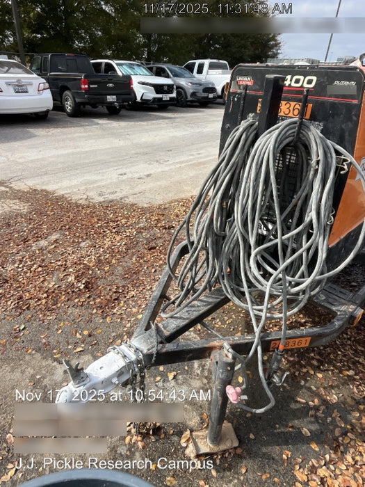 2022 Lincoln Electric LE400 Kubota V1505, Trlr, Cable Rack, Light Kit, ES Decals, T3