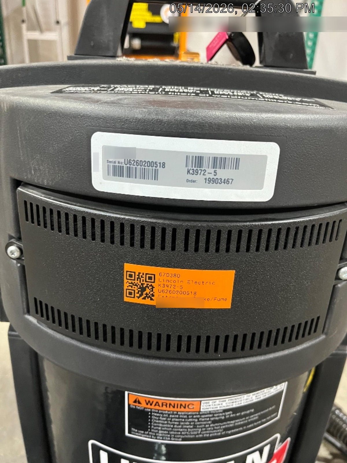 2026 LINCOLN ELECTRIC K3972-5