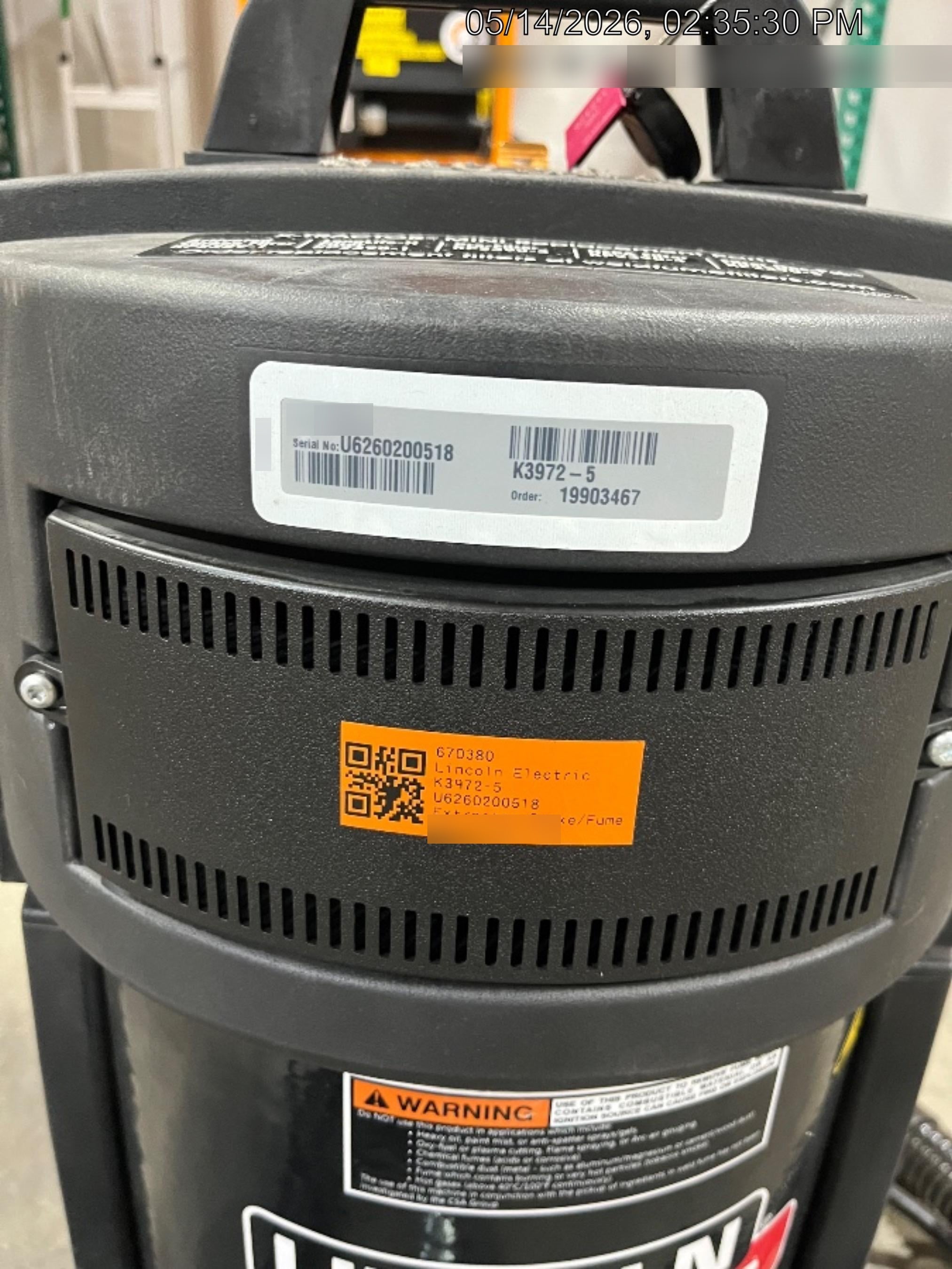 2026 LINCOLN ELECTRIC K3972-5