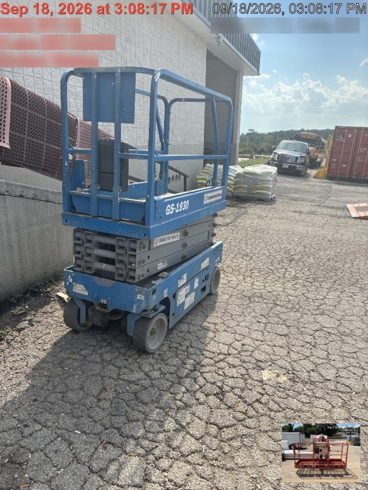 2019 Genie GS-1930 Fixed rails with chain Entry