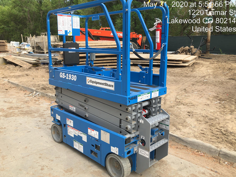 2020 Genie GS-1930 Fixed rails with chain entry gate - Pre A92.20