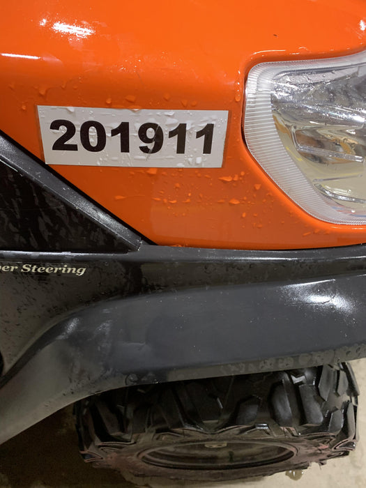 2022 Kubota RTV-X1140W-H Plastic Canopy, Windshield Acrylic Clear, LED Strobe Light, Wire Harness Kit, Back up Alarm