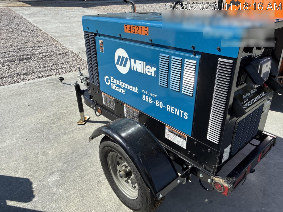 2026 MILLER ELECTRIC BIG BLUE 400
