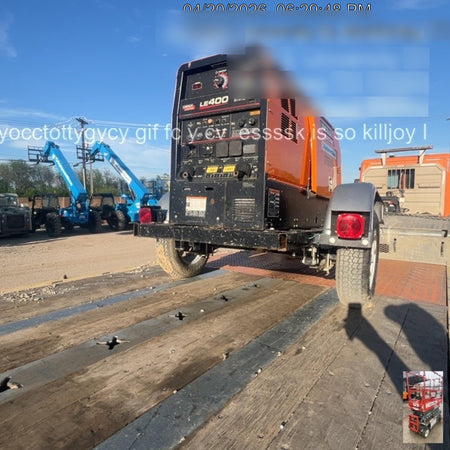 2022 Lincoln Electric LE400 Kubota V1505, Trlr, Cable Rack, Light Kit, ES Decals, T3