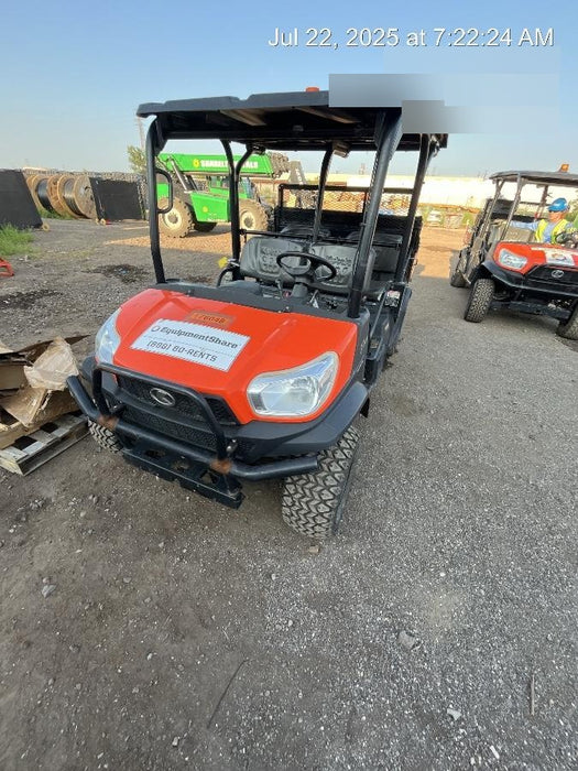 2021 Kubota RTV-X1140W-H Plastic Canopy, Windshield Acrylic Clear, LED Strobe Light, Wire Harness Kit, Back up Alarm