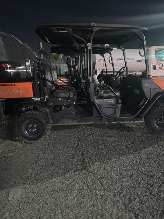 2022 Kubota RTV-X1140W-H Plastic Canopy, Windshield Acrylic Clear, LED Strobe Light, Wire Harness Kit, Back up Alarm