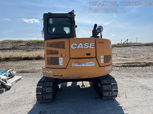 2018 Case CX80C CLOSED CAB, A/C, RUBBER TRACKS PADS, 7'-2" ARM