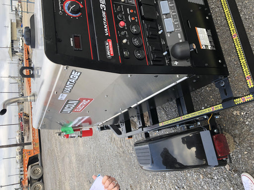 2019 Lincoln Electric Vantage 322 Welder Ready-Pak 3, Two wheel trailer, Fender and Light kit, Cable Rack