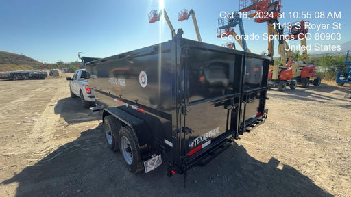 2025 TEXAS PRIDE TRAILERS 14'L x 7'W 5 Cu Yd Trunnion Hydraulic Dump