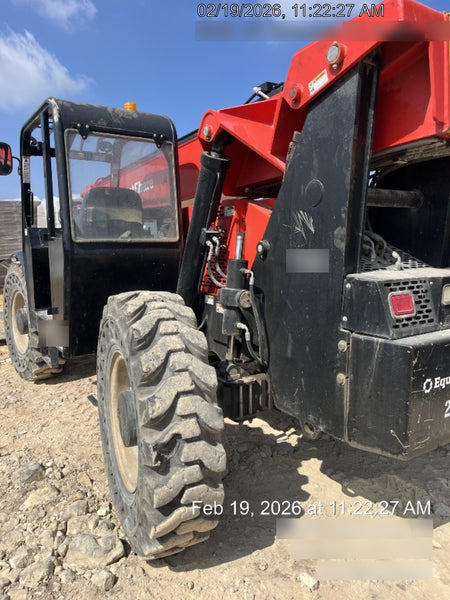 2019 Manitou MTA10055 Canopy, 120 HP, Solid Tires, Work Lights, Lift Hook, Auxiliary Hydraulics 66" Carriage and 60" Forks