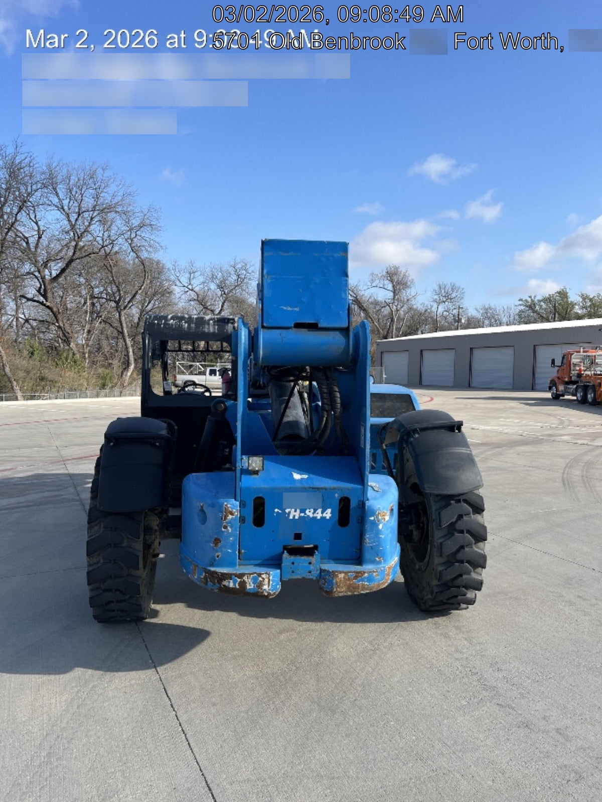 2017 Genie GTH-844 Genie GTH844 Telehandler, 60" Carriage, Solid Tires