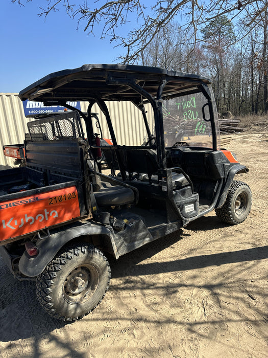 2022 Kubota RTV-X1140W-H Plastic Canopy, Windshield Acrylic Clear, LED Strobe Light, Wire Harness Kit, Back up Alarm