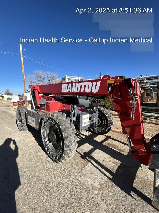 2019 Manitou MTA8044 MTA 8044 - 74 HP T4, Canopy, Worklights/Strobe, Beacon, 66" Carriage, 48" Forks, Solid Tires, Lift Hook, Aux Hydraulics