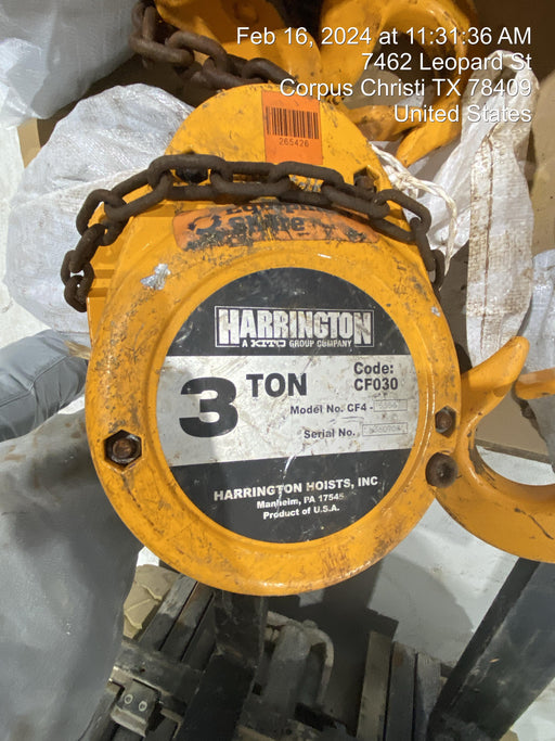 2022 HARRINGTON CF030-20