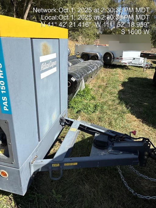 2020 ATLAS COPCO PAS 150 HF CS Enclosed