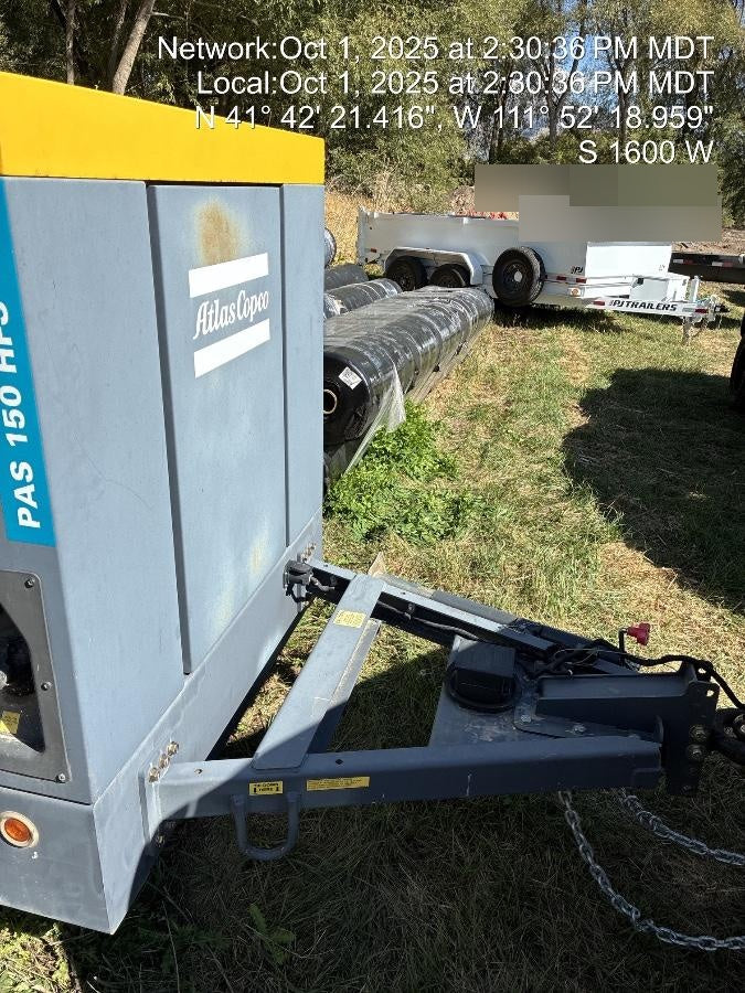 2020 ATLAS COPCO PAS 150 HF CS Enclosed