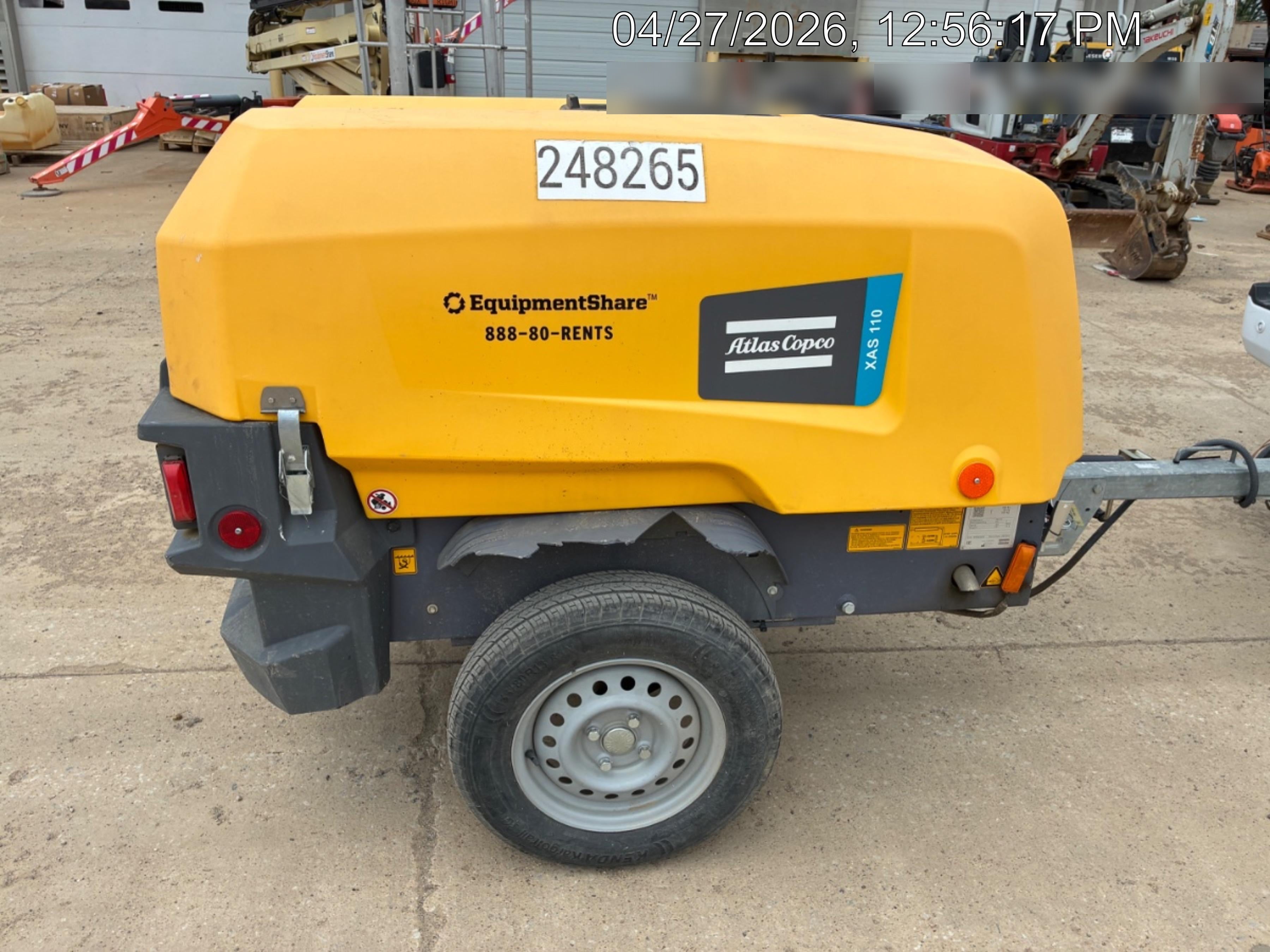 2022 ATLAS COPCO XAS 110