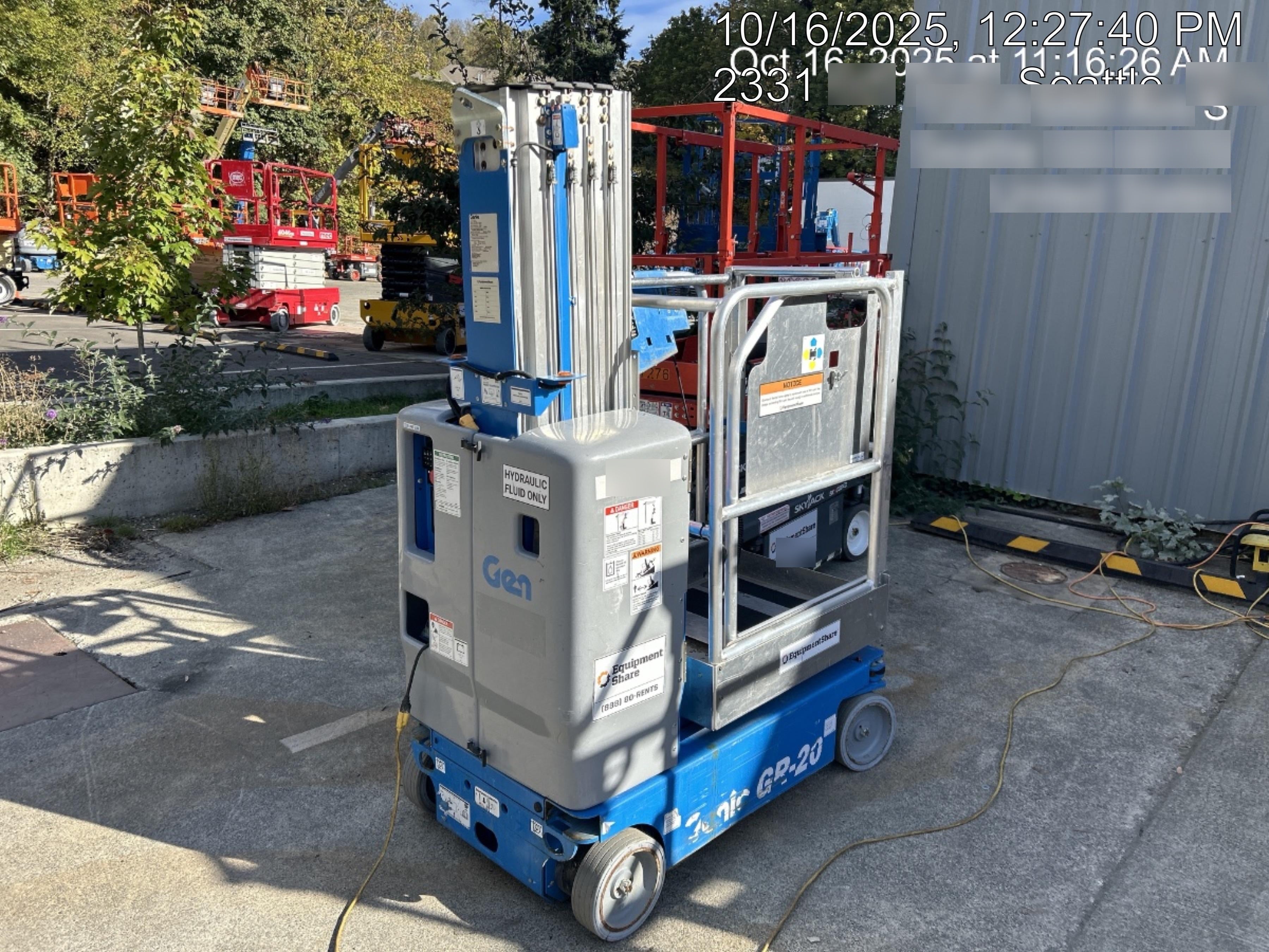 2019 GENIE GR-20