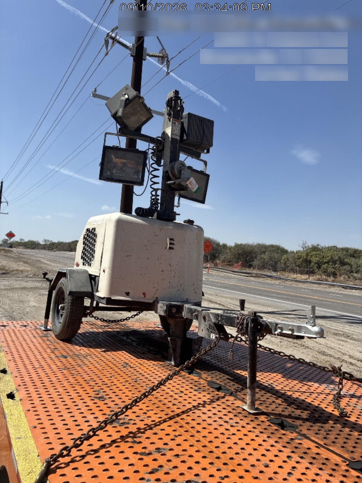 2020 Genie RL4 6kW Light Plant - Metal Halide