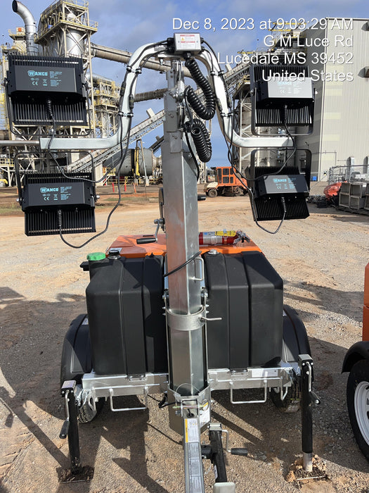 2023 Wanco WLTT-4MM4K Diesel, Deep Sea Controller, Shore Power Plug, Auto Start, (4) 350W LED Floodlights, 4kW Generator, 60 Gal Fuel Tank, 2" Ball, T3