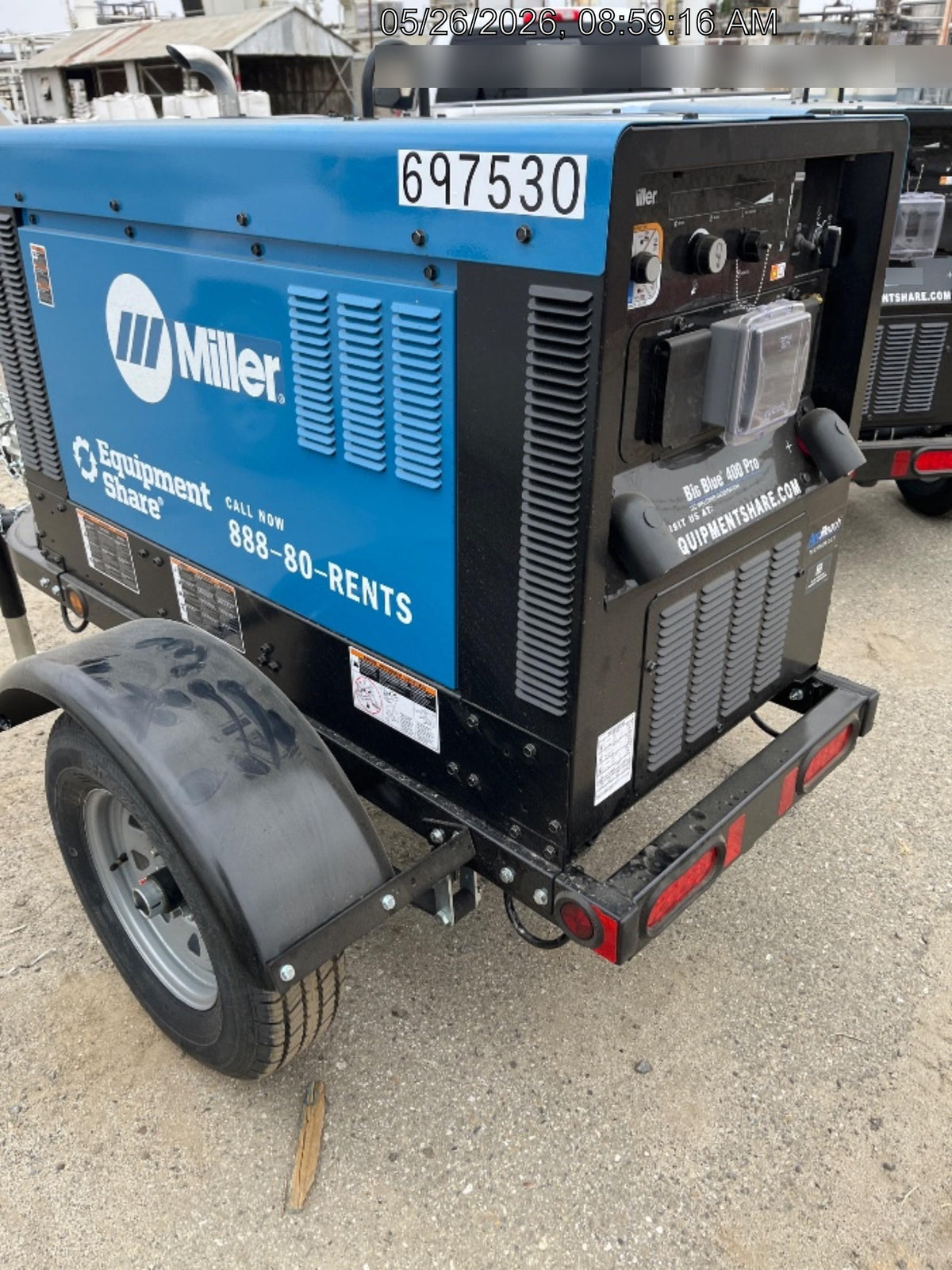2026 MILLER ELECTRIC BIG BLUE 400