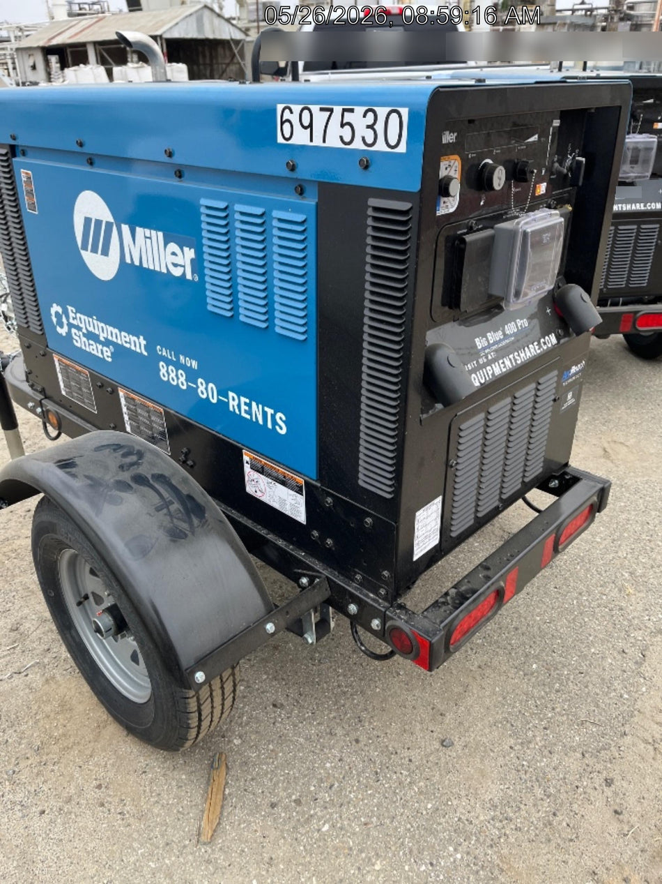 2026 MILLER ELECTRIC BIG BLUE 400