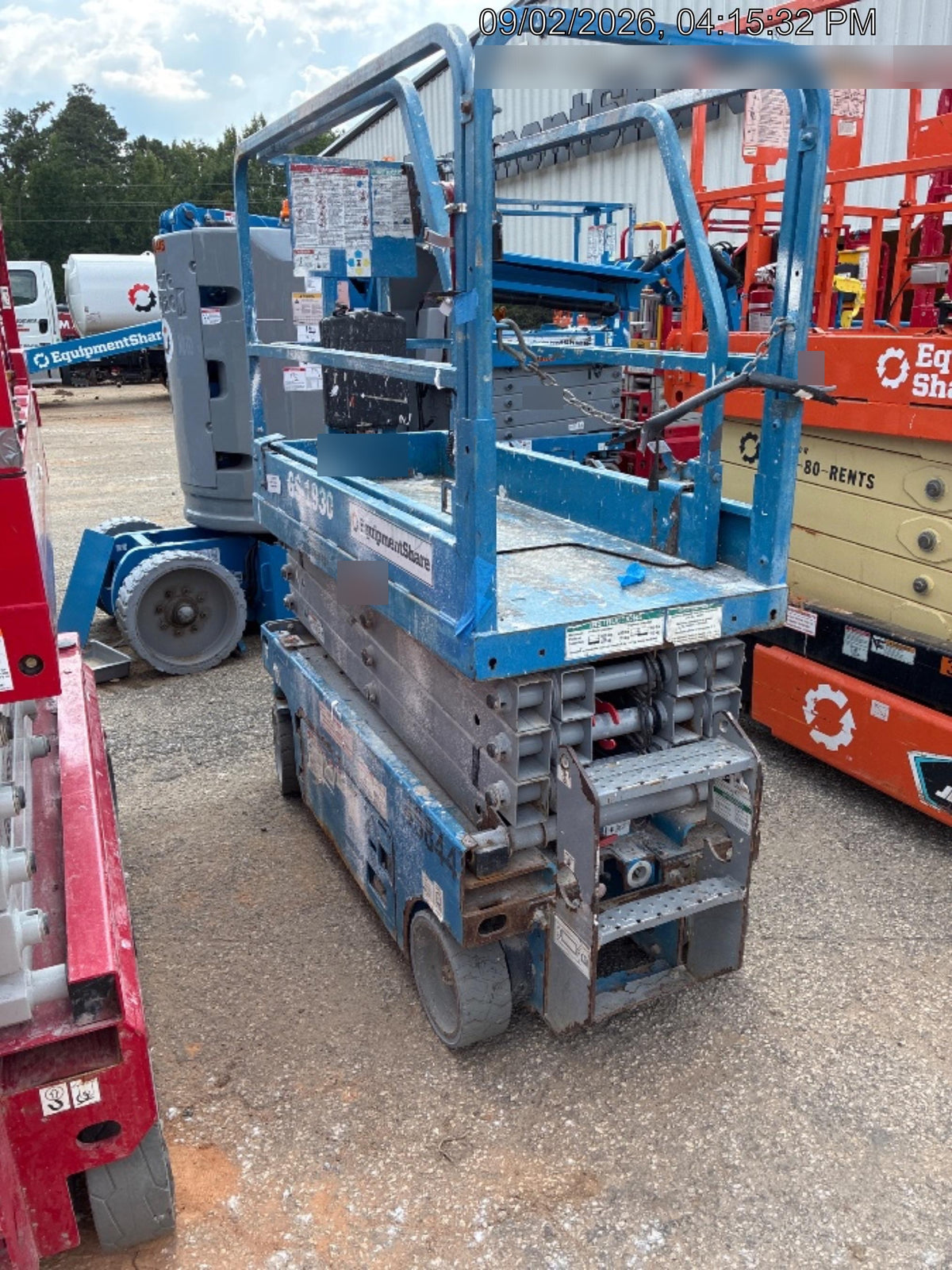 2019 Genie GS-1930 Fixed rails with chain Entry