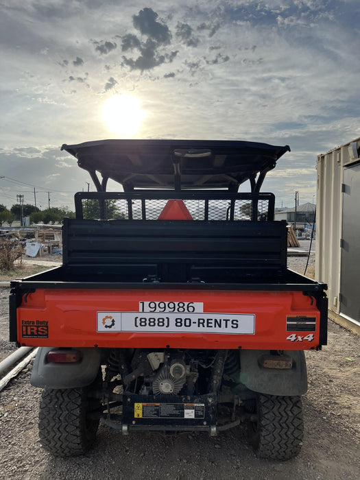 2022 Kubota RTV-X1140W-H Plastic Canopy, Windshield Acrylic Clear, LED Strobe Light, Wire Harness Kit, Back up Alarm
