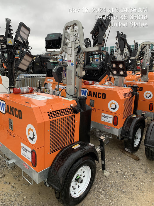 2024 Wanco WLTT-4MM4K Diesel, Deep Sea Controller, Shore Power Plug, Auto Start, (4) 350W LED Floodlights, 4kW Generator, 60 Gal Fuel Tank, 2" Ball, T3