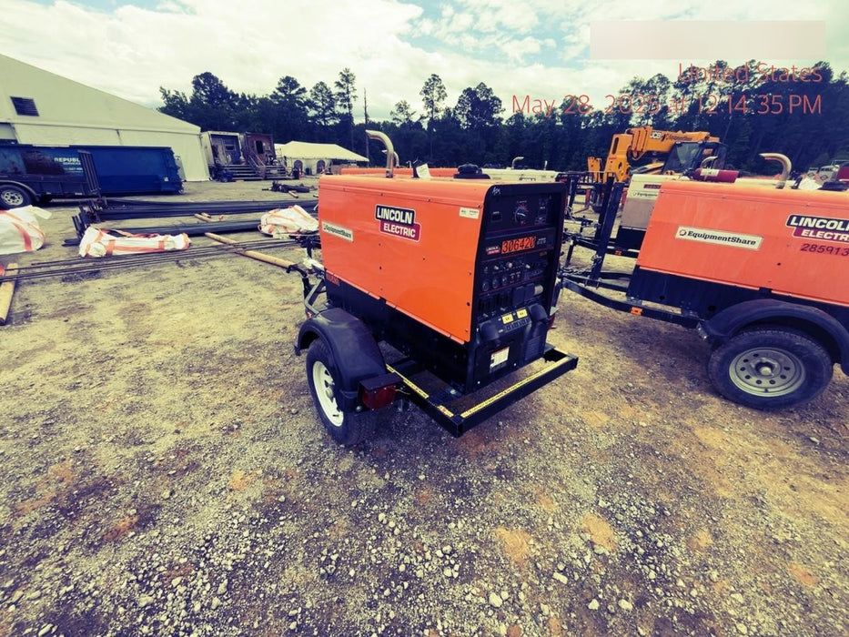 2023 Lincoln Electric LE400 Kubota V1505, Trlr, Cable Rack, Light Kit, ES Decals, T3