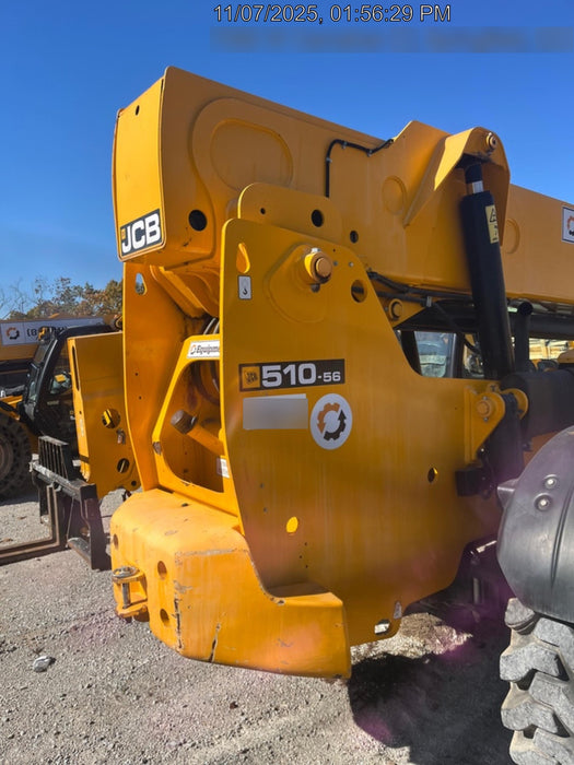 2020 JCB 510-56 Cab/Heat/Air, Solid Tires, Work Lights, Beacon, Aux Hydraulics, Back up Alarm, Lifting Eye, ES Decals