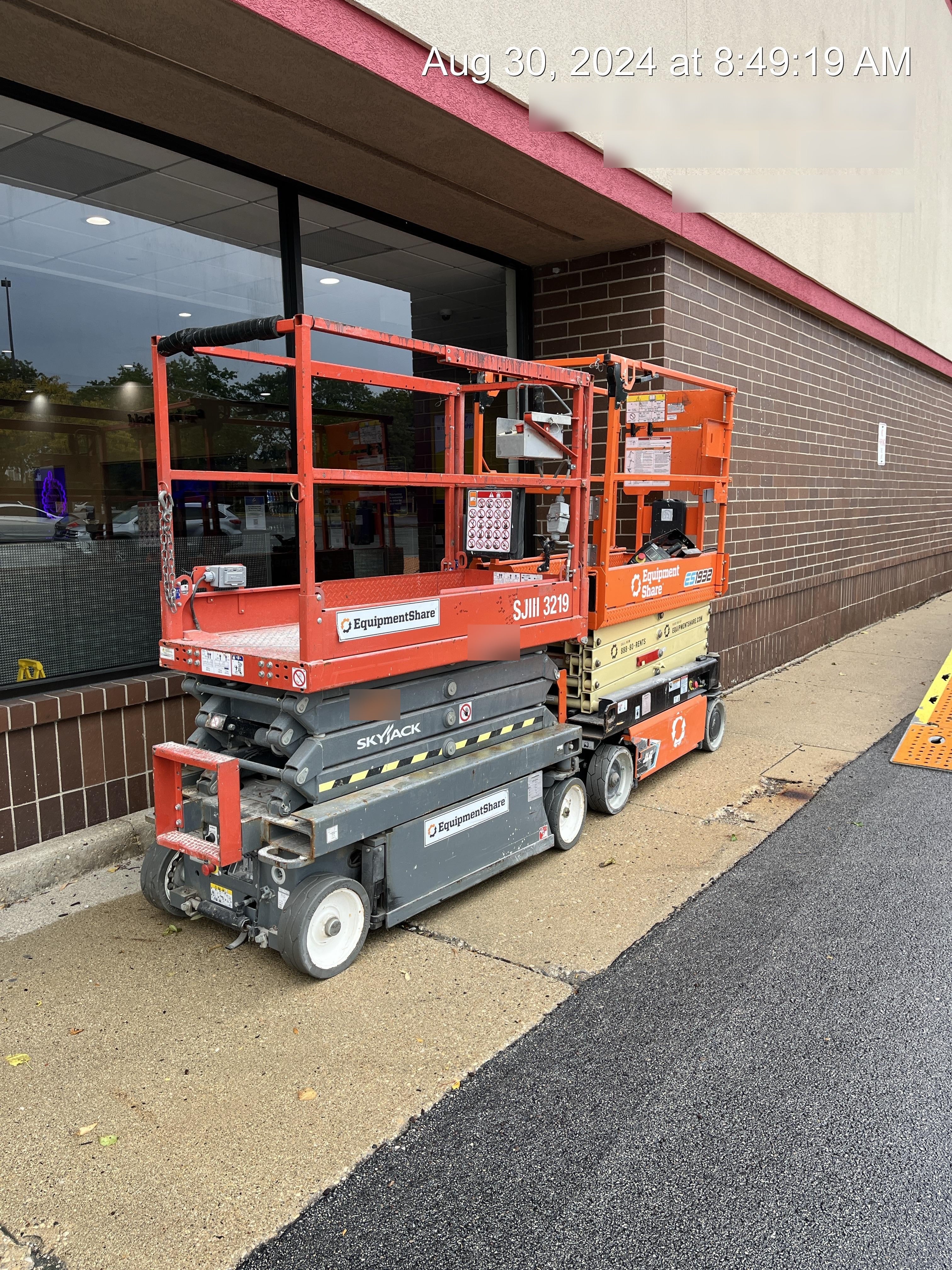 2019 Skyjack SJIII-3219 Standard Options, Trojan Batteries