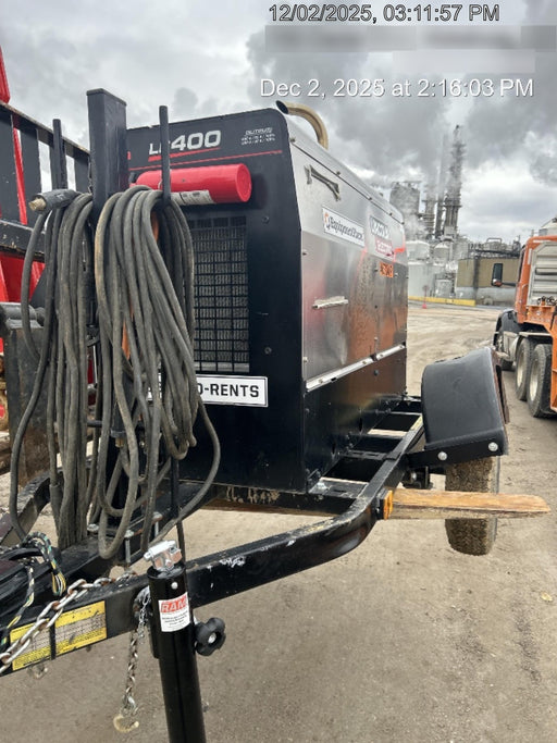 2024 Lincoln Electric LE400 Kubota V1505, Trlr, Cable Rack, Light Kit, ES Decals, T3