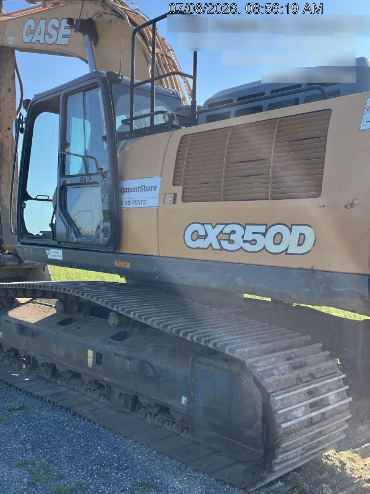 2018 CASE CX350D