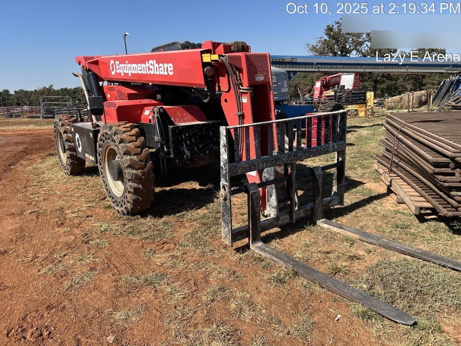 2019 Manitou MTA8044 74hp T4F, Open ROPS, Cab and Boom LED work lights, Auxiliary Hydraulics, Solid Tires, Amber strobe, Lift Hook 66" Carriage, 60" Forks