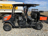 2022 Kubota RTV-X1140W-H Plastic Canopy, Windshield Acrylic Clear, LED Strobe Light, Wire Harness Kit, Back up Alarm