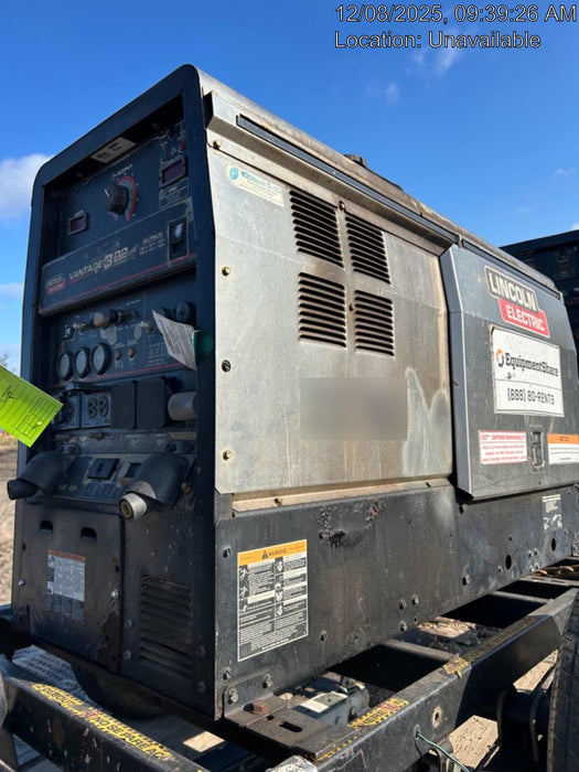 2019 Lincoln Electric Vantage 322 Lincoln Vantage 322 Welder w/Trailer, Light Kit, Cable Rack