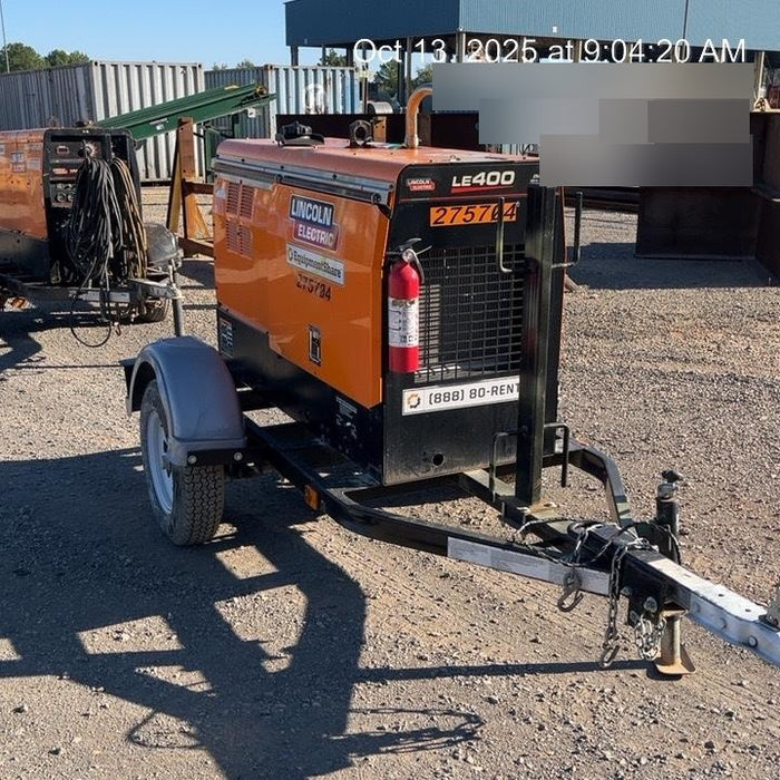 2022 Lincoln Electric LE400 Kubota V1505, Trlr, Cable Rack, Light Kit, ES Decals, T3