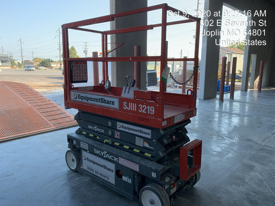 2019 Skyjack SJIII-3219 Standard Options, Trojan Batteries