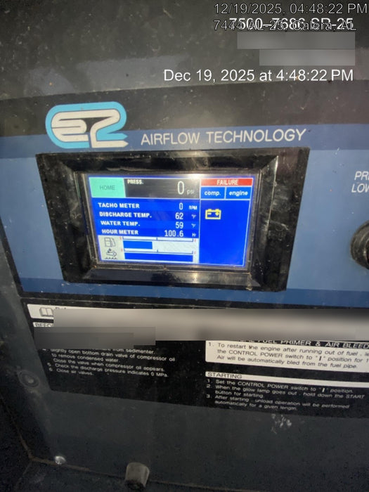 2025 AIRMAN PDSF375DP-6E1