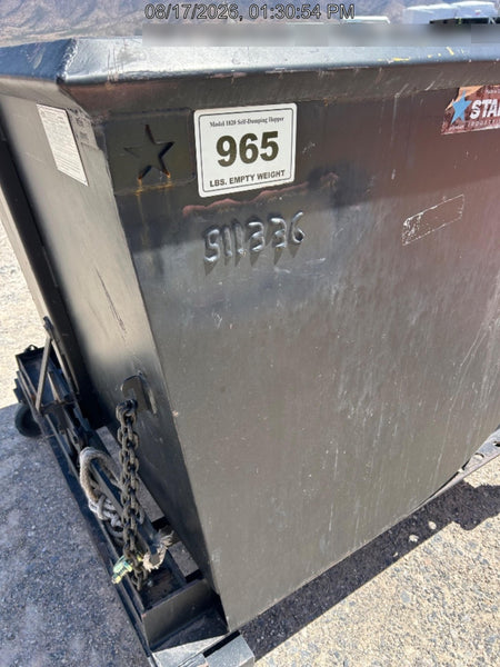 2025 STAR INDUSTRIES M-1820 - Self-Dump Hopper