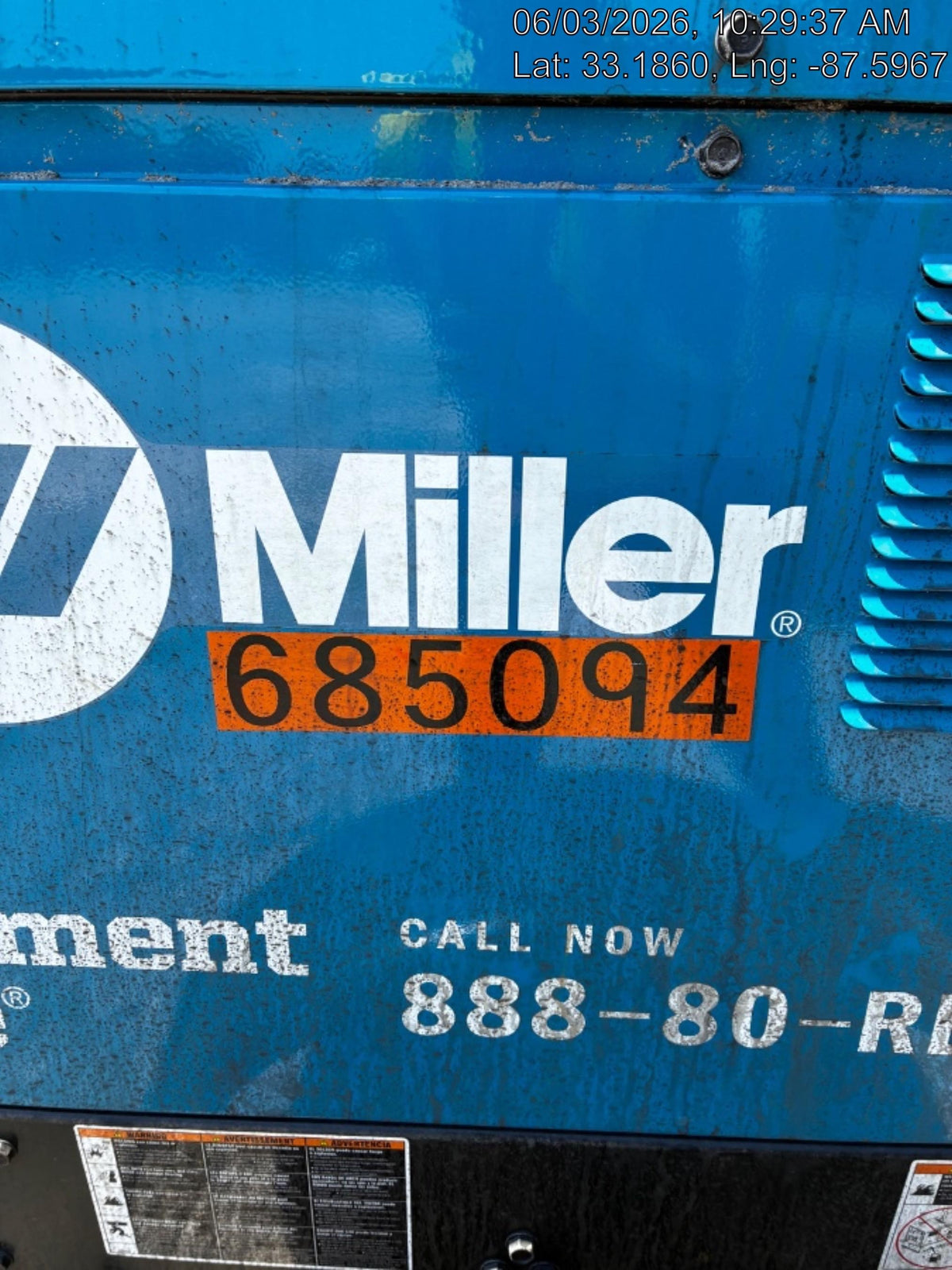 2026 MILLER ELECTRIC BIG BLUE 400