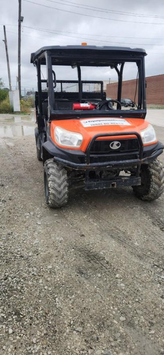 Kubota RTV-X1140W-H 4WD, LED Strobe, Windshield Acrylic Clear, Plastic Canopy, Wire Harness Kit, Backup Alarm
